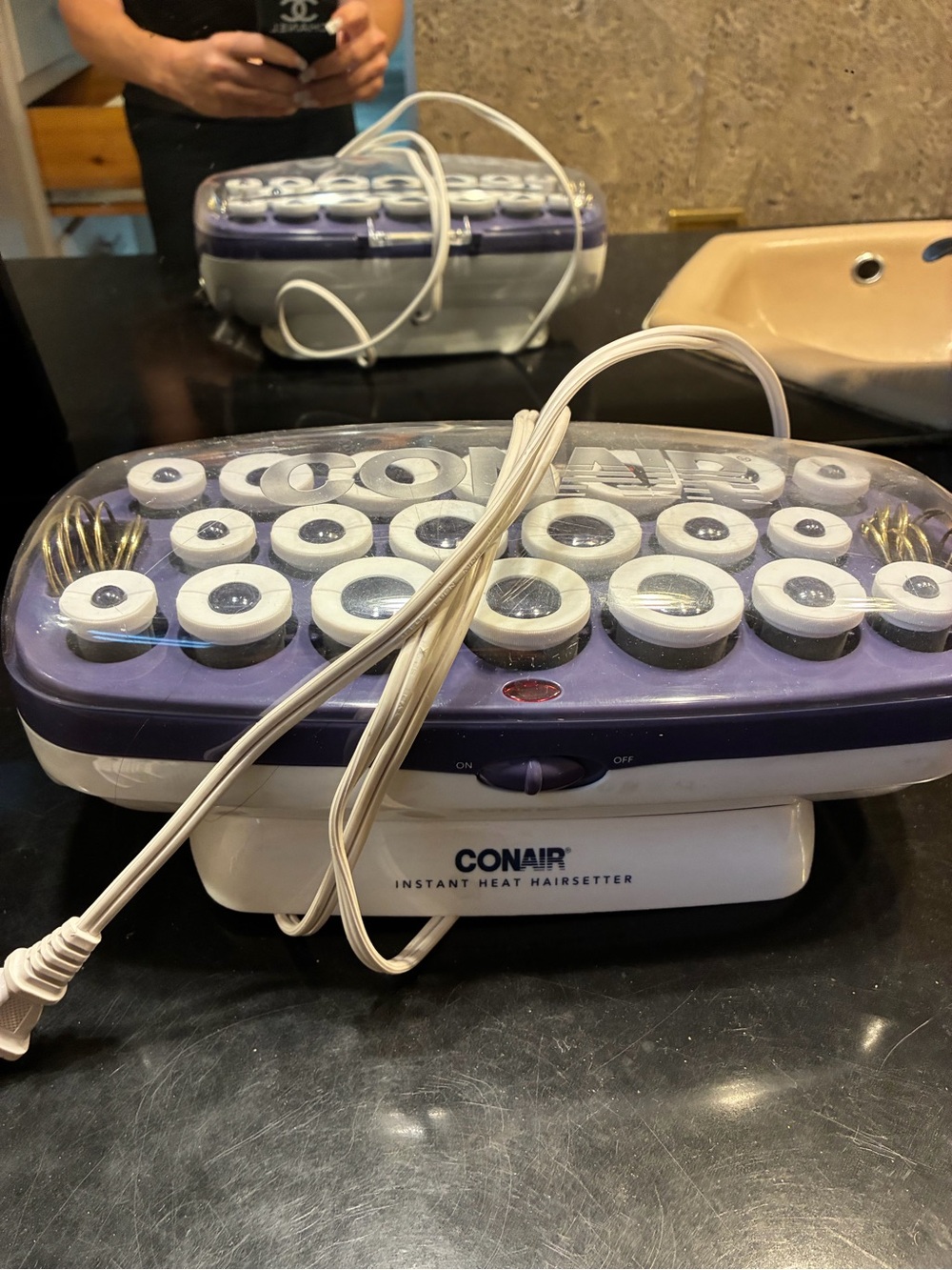 Conair Instant Heat Hairsetter - Purple/White